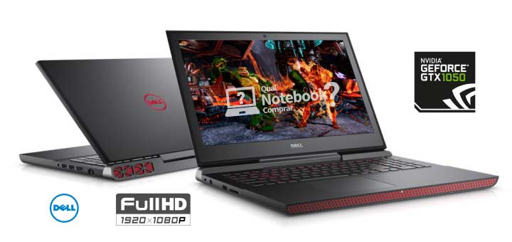 Notebook gamer Dell Inspiron 15