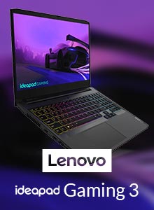 Família de notebooks Lenovo IdeaPad Gaming 3