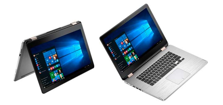 Notebook e 2m 1 Dell Inspiron 15 Serie 7000 Core i7 - I15-7558-a20 Intel