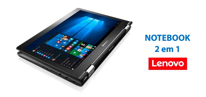 Notebook 2 em 1 Lenovo Core i3 com preço bom