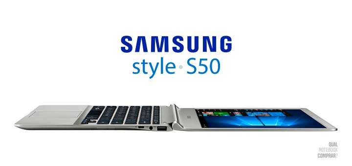 Samsung Style S50 Core i7 com tela Full HD