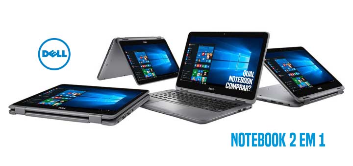 Notebook 2 em 1 Dell Inspiron I11-3168-A10 Intel Pentium 4GB