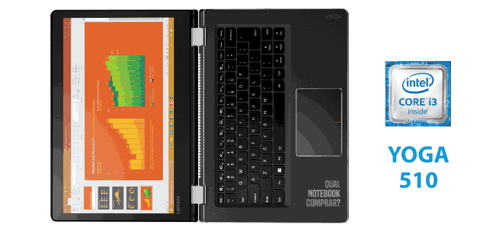 Notebook Lenovo Yoga 510 Core i3 brasil