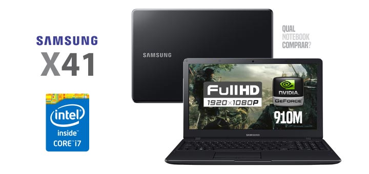 notebook Samsung X41 NP300E5K-XF3BR FULL HD