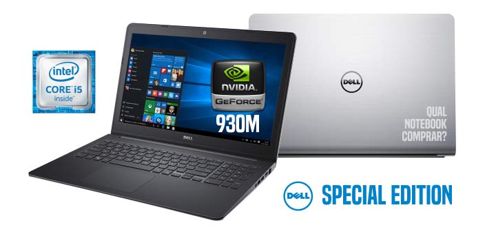 Notebook Dell i15-5557-A10 Intel Core i5