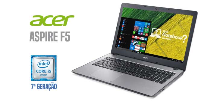 Acer Aspire F5-573-51LJ com Intel Core i5-7200U