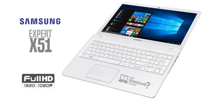 Notebook Samsung X51 NP500R5M-XW3BR