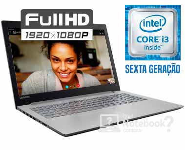 Lenovo Ideapad 320 80YH0008BR Tela 16.5” Full HD