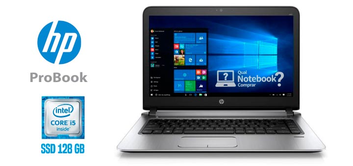 Notebook HP ProBook 440 G3 Processador Intel Core i5-6200U tela 14