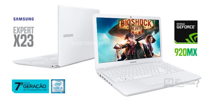 Notebook Samsung X23 NP300E5M-XD2BR branco 2017