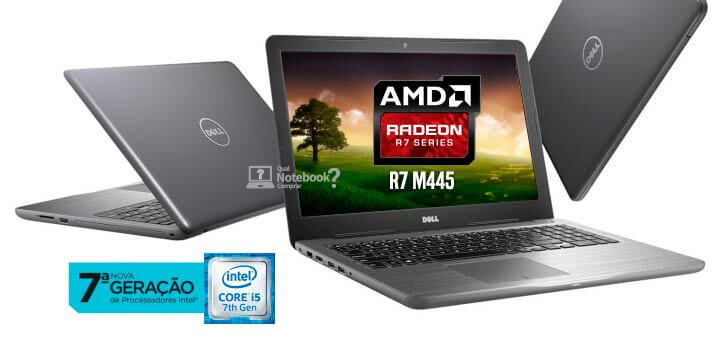 notebook Dell Inspiron i15-5567-A30C Core i5 8 GB Radeon R7 M445