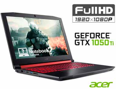 Acer AN515-51-596D com geforce 1050ti