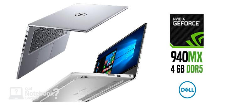 Notebook Dell Inspiron i14-7000 com placa de vídeo GeForce 940MX