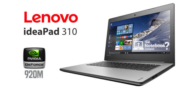 Notebook Lenovo Ideapad 310 Intel Core i5 80UH0000BR