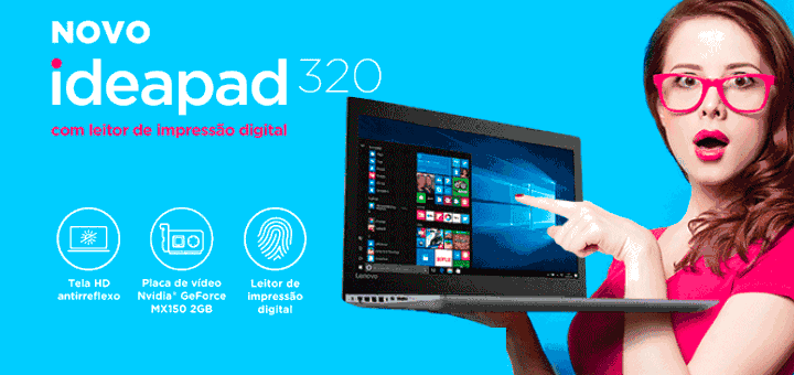 Lenovo IdeaPad 320 81G30001BR versão 2018 Core i5 8ª Ger Brasil