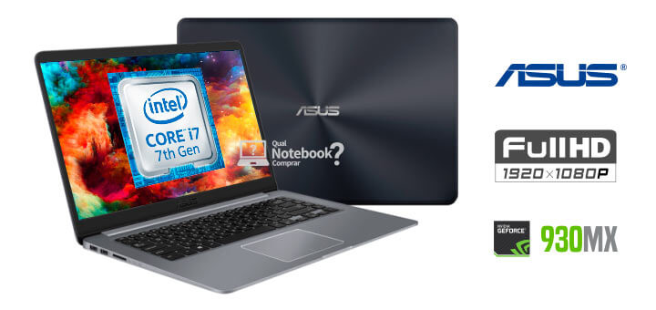 Notebook Asus Vivobook X510UR-BQ210T tela full hd