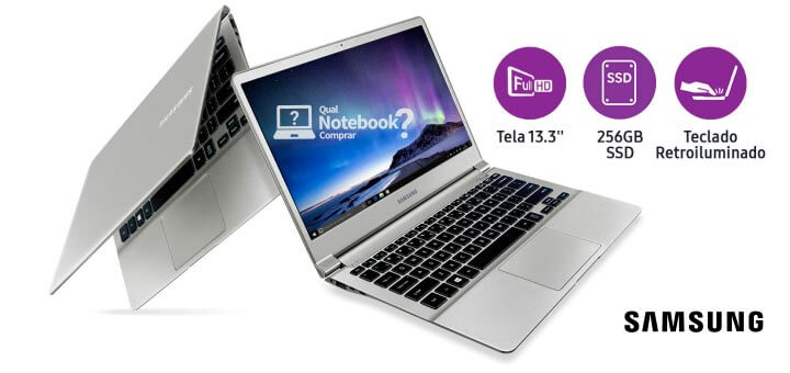 Notebook Samsung Style S50 ultrafino com SSD