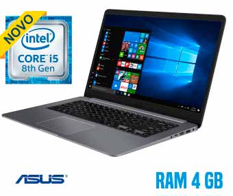 Notebook Asus Vivobook X510UA-BR665T Intel Core i5