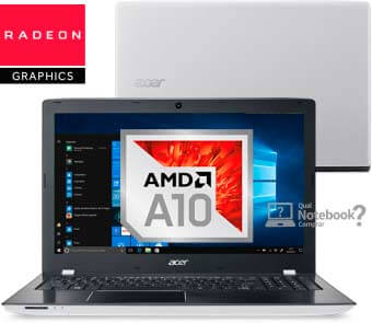 notebook Acer E5-553G-T4TJ com AMD