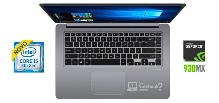 teclado Asus Vivobook X510UR-BQ291T geforce 930mx