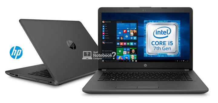 Notebook HP 246 G6 core i5 de setima geração