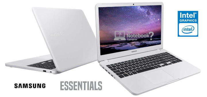 Notebook Essentials Branco Ônix - Samsung