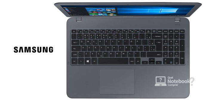 notebook teclado com ç da samsung 2018 novo
