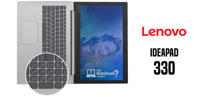 teclado notebook Lenovo Ideapad 330 com 8ª geração