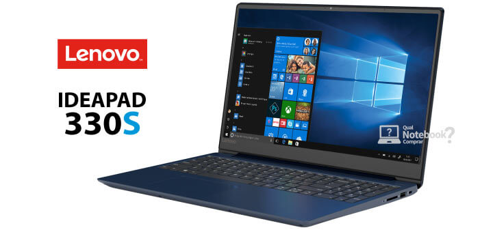 Notebook Lenovo IdeaPad 330S cor azul