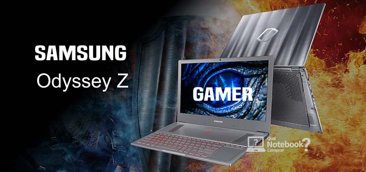Samsung Odyssey Z notebook gamer novo