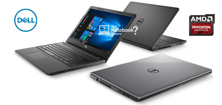 notebook Dell Inspiron i15-3576 modelo de 8ª geração