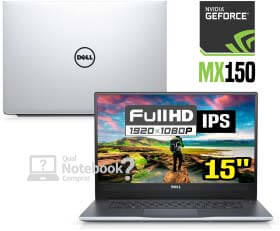 Notebook Dell Inspiron I15-7572 prata tela 15 Full HD IPS
