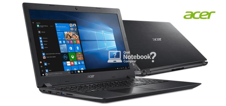 Notebook Acer Aspire A315-51-30V4 Intel Core i3-8130U 8º Geração