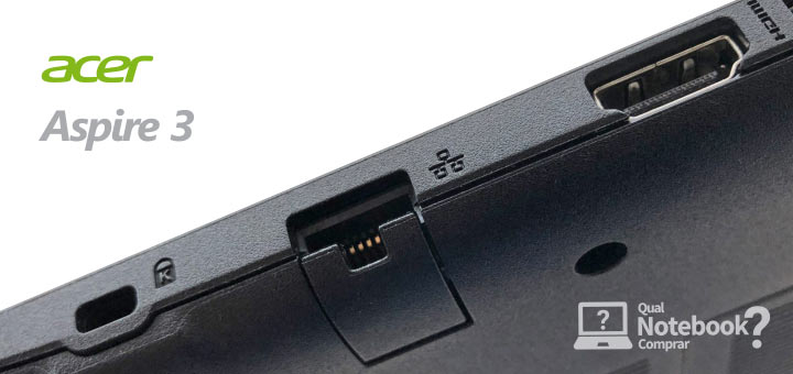 conector de rede do Notebook Acer A315-51