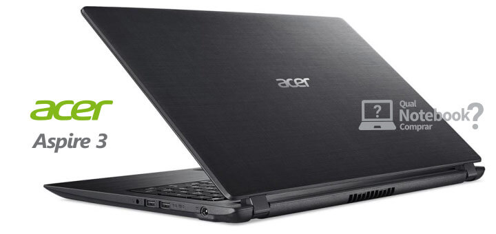tampa do notebook Notebook Acer Aspire A3 novo