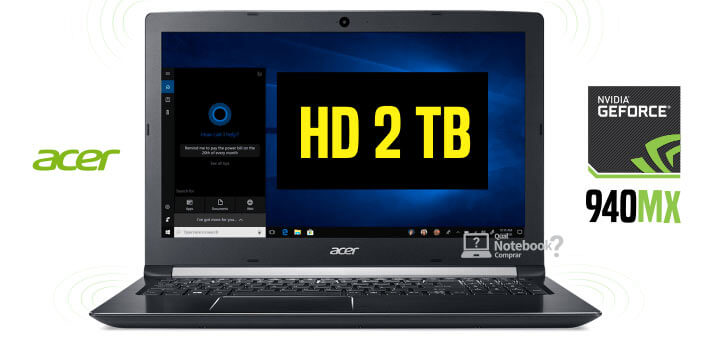 Notebook Acer Aspire A515-51G-70UP