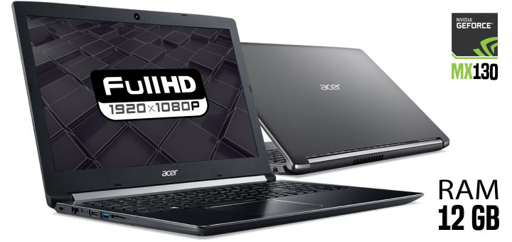 Notebook Acer Aspire A515-51G-C1CW com processador i7 e oitava e tela full hd 12gb