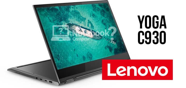 NOVO 2 em 1 Notebook Lenovo Yoga C930 13.9 polegadas