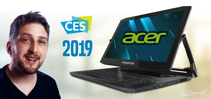 Confira os destaques de Notebook Acer na CES 2019 lançamentos