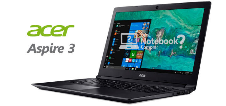 Notebook Acer Aspire 3 A315-53-32U4 Intel Core i3 por R$ 1.999