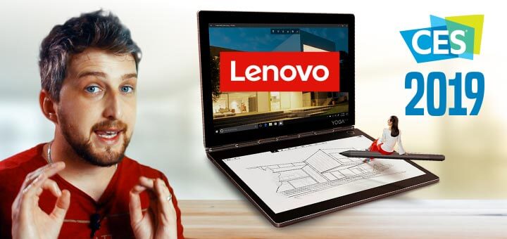Novidades e destaques de Notebook Lenovo na CES 2019 linha gamer e conversível 2 em 1