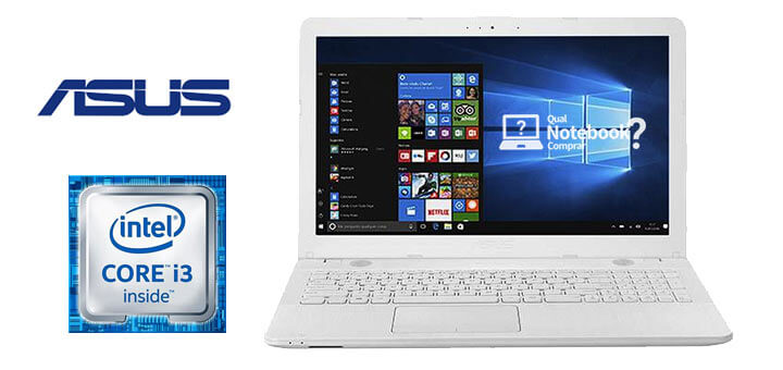 Notebook ASUS X541UA-GO1987T | i3 6006U | RAM 4GB | por R$ 