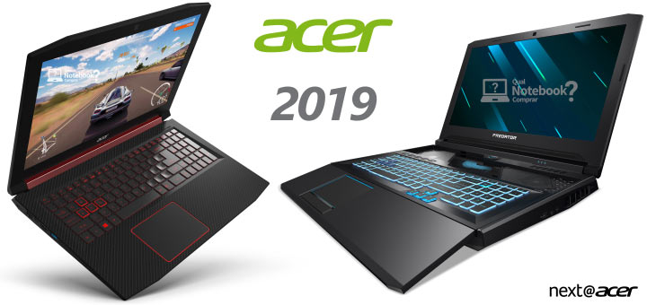 lançamentos Acer 2019