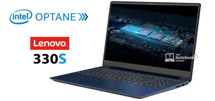 Lenovo 330S Intel Optane Ideapad Azul notebook