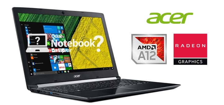 Acer com processador AMD