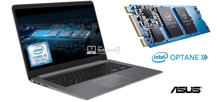 Notebook Asus X510UA-BR1272T Core i5 e OPTANE