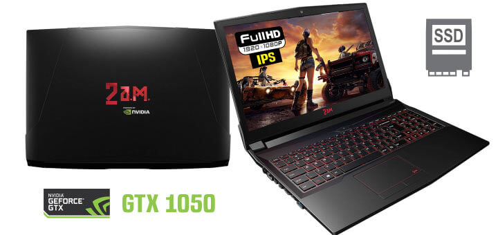 Notebook Gamer 2 A.M. E500 com sst e placa de víde GTX 1050 2am