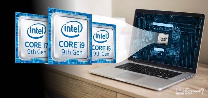 Processador Intel Core de 9ª geração para notebooks