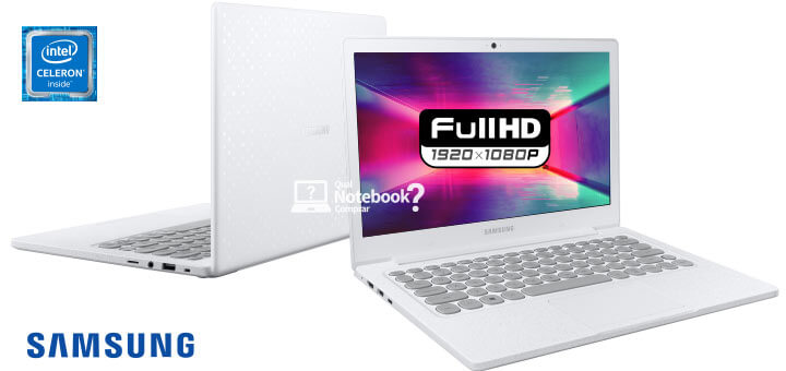 Notebook com tela boa Samsung Flash F30 NP530XBB-AD2BR branco