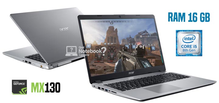 Acer A515-52G-57NL Core i5 RAM 16GB MX130 notebook bom